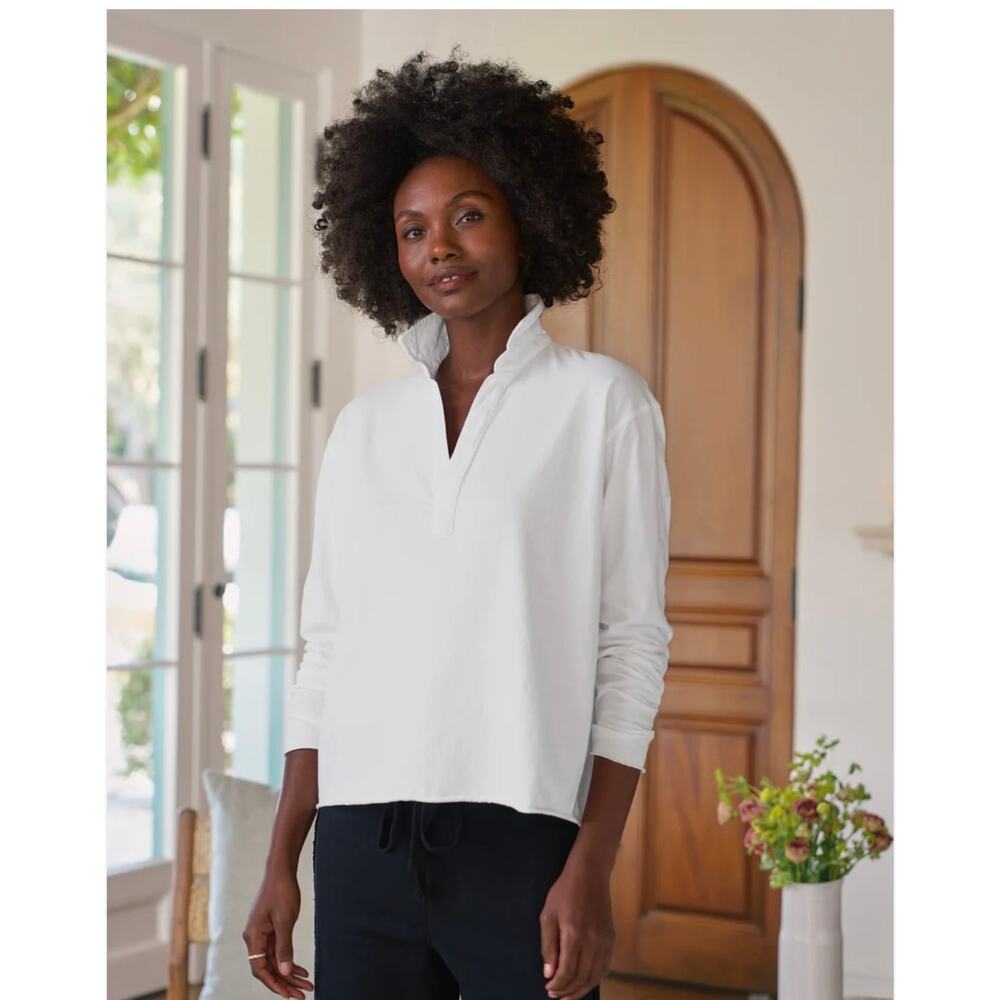 Frank & Eileen PATRICK Popover Henley - White - small